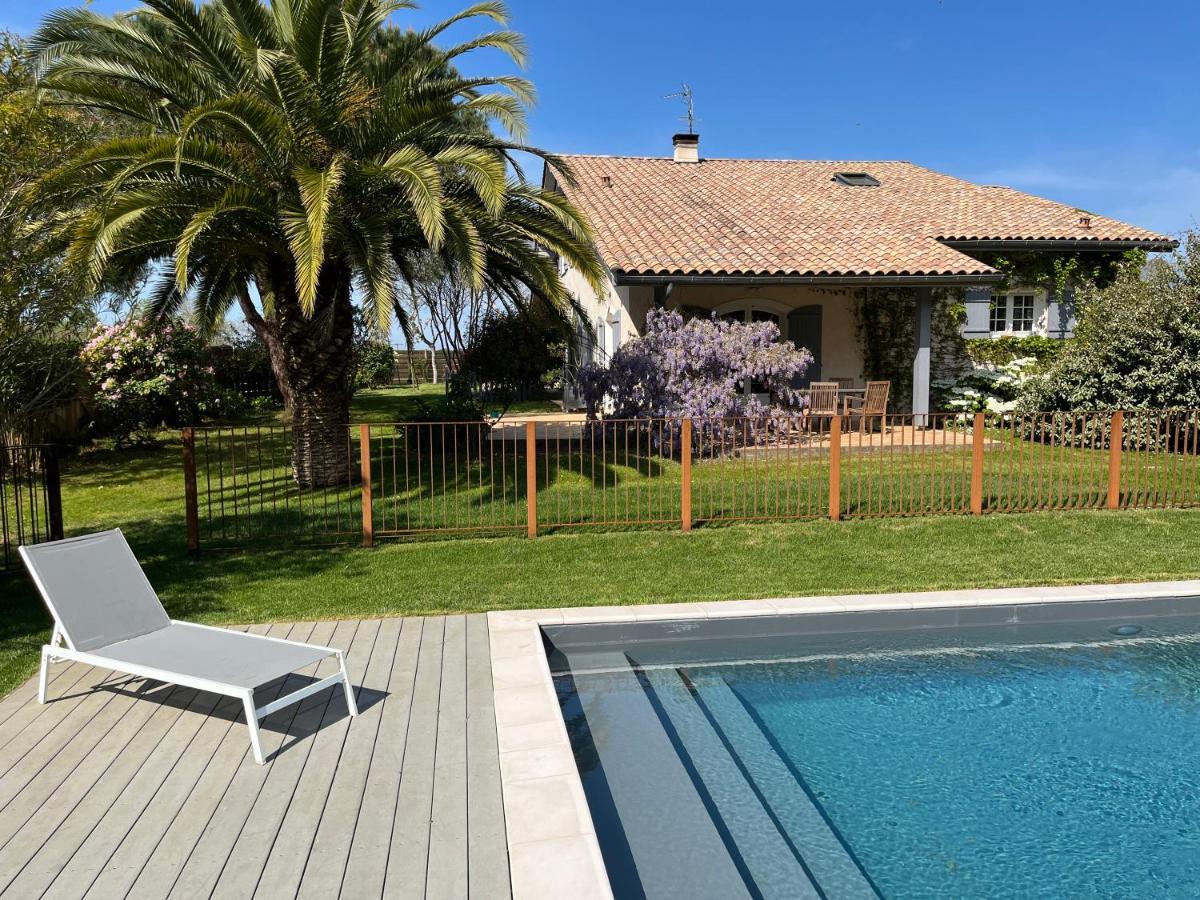 Maison De Charme Avec Piscine Saint-Martin-de-Seignanx Eksteriør billede